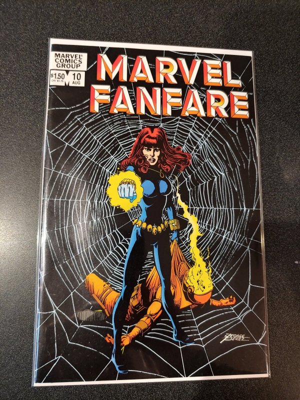 Marvel Fanfare #10 Black Widow Origin Issue!  HIGH GRADE