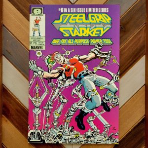STEELGRIP STARKEY #6 (Marvel/Epic 1987) Final Issue Atomic Power Play