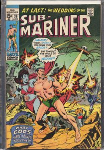 Sub-Mariner #36 (1971) Namor the Sub-Mariner