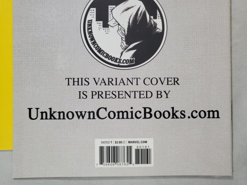Amazing Spider-Man #801 Tyler Kirkham Unknown Comics Variant 2018 Marvel Comics
