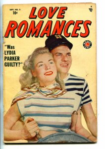 LOVE ROMANCES #8-1949-MARVEL-TIMELY-JOE KUBERT-SPICY-GOOD GIRL ART-good