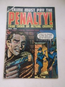 ACE MAGAZINES: CRIME MUST PAY THE PENALTY! #41, SCARCE GOLDEN AGE COMIC, 1954!!!