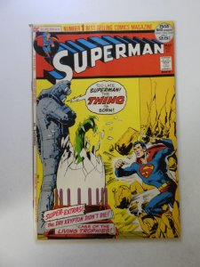 Superman #251 (1972) VG+ condition  subscription crease