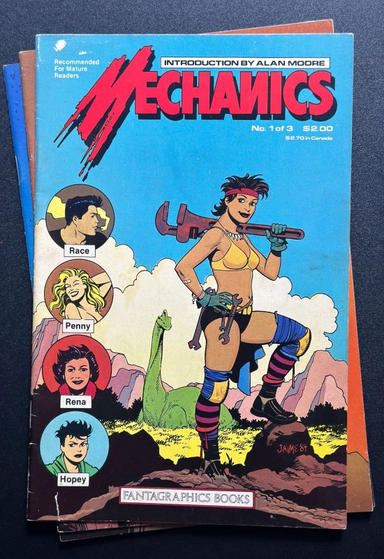 Mechanics #1-3 [Lot of 3 books] (1985)