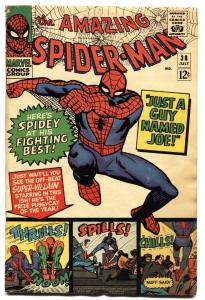 Amazing Spider-Man #38 1966-Mary Jane- final Steve Ditko art- VG