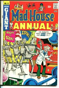 Mad House Annual #12 1974-Archie-robot-witchcraft-werewolf-mummy-FN-