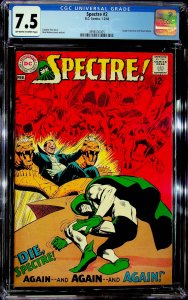 The Spectre #2 (1968) - CGC 7.5 - Cert #3996530005