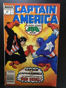 Captain America #350 Newsstand Edition (1989)