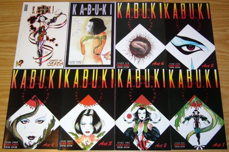 Kabuki: Circle of Blood #1-6 VF/NM complete series + (2) more - david mack set