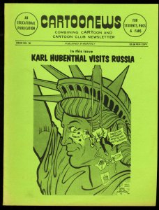 CARTOONEWS #16-1977-KARL HUBENTHAL-ALEX RAYMOND FN