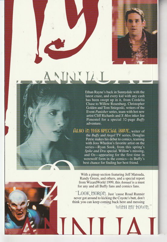 Buffy The Vampire Slayer(1998) # 13,14,15,16,17(DF Variant), Annual '99