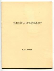 H P Lovecraft The SKULL OF LOVECRAFT Booklet, NM, limited #82 / 200, 1975,Goblin