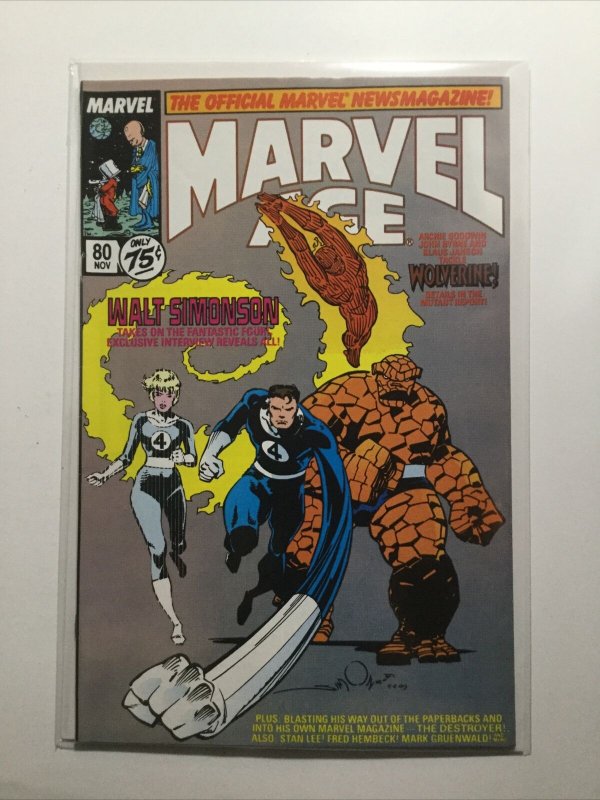 Marvel Age 80 Near Mint Nm Marvel