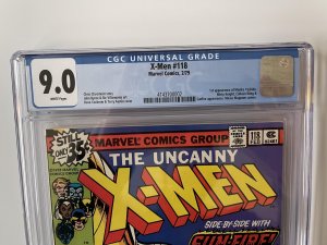 UNCANNY X-MEN 118 CGC 9.0 -  1st APPEARANCE OF MARIKO YASHIDA (1979)