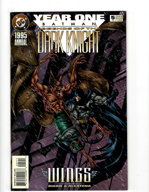 Batman: Legends of the Dark Knight Annual #5 (1995) DC Comic Book Batman Flas...