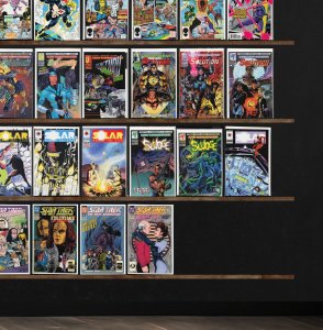 Huge Lot 150+ Comics with Sludge, Solution, Shadowman, Rai, Solitaire & More!