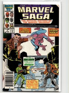 The Marvel Saga The Official History of the Marvel Universe #7 (1986) Marvel Saga