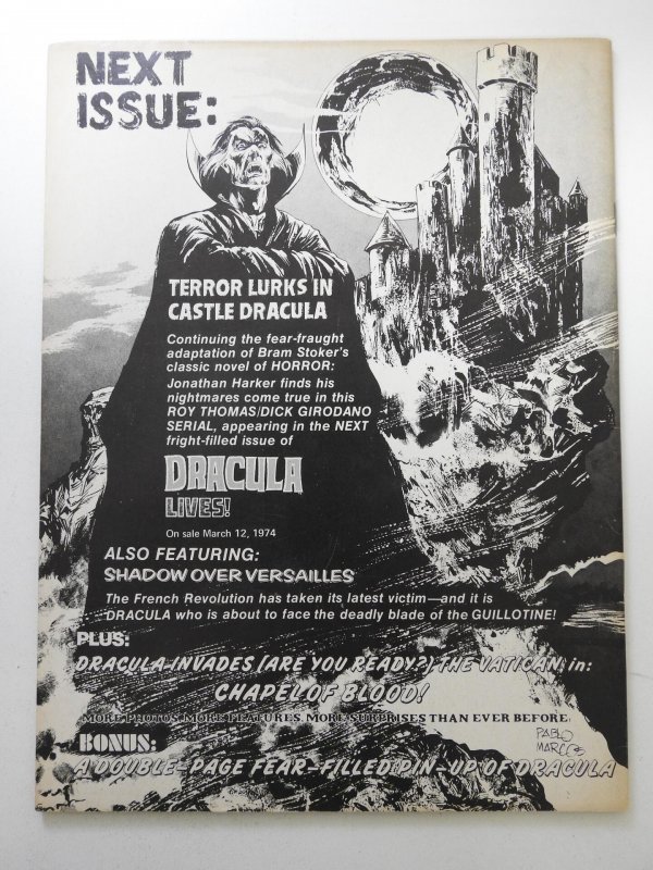 Dracula Lives #5 (1974) Lord of Vampires! Sharp VG+ Condition!