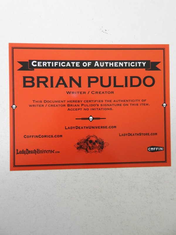 Lady Death: Apocalyptic Abyss (2018) NM Condition! Signed W/ COA!