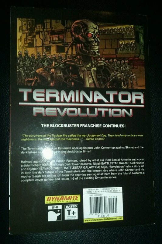 Terminator: Revolution TPB Vf continuing the t2 saga SIMON FURMAN dynamite rare 