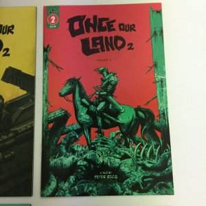 Once Our Land Book Two Issues #1 #2 #3 #4 Full Set Peter Ricq 2019 Scout Comics