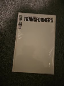 Transformers #1 I Blank Cvr 1st Print Image 2023 NM Comics