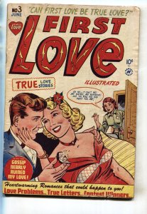 First Love Illustrated #3--1946--Love triangle--Bob Powell --ROMANCE--COMIC BOOK