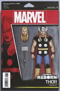 Heroes Reborn #6 (of 7) Christopher Action Figure Var Marvel Comics Comic Book