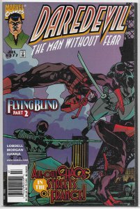 Daredevil   vol. 1   #377 FN (Flying Blind 2) Lobdell/Morgan, Hamner cover