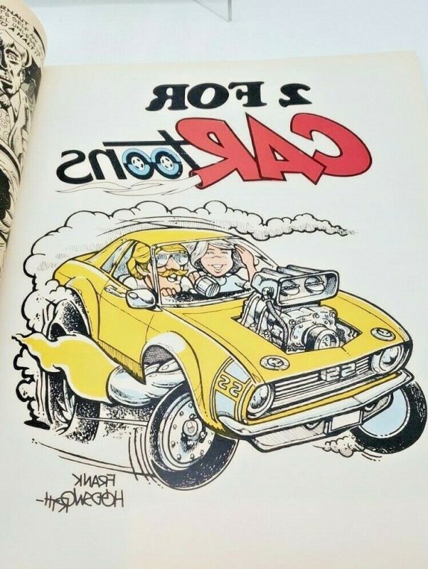 CARtoons Magazine Jan/Feb 1982 w/ Iron ons, Cartoons for the car enthusiasts 