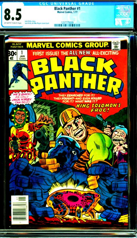 Black Panther #1 CGC Graded 8.5 Marvel Comics 1977