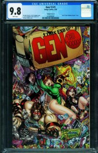 Gen 13 #1 1995 CGC 9.8-Variant F Madison ave cover-2036868001