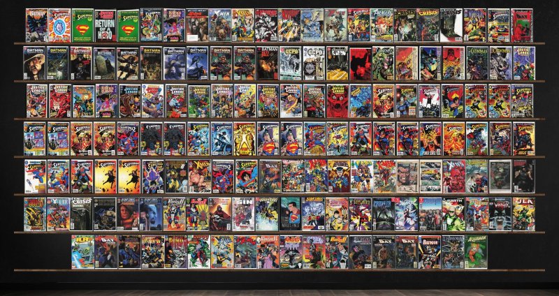 Huge Lot 150+ Comics with Action Comics, Justice League America, X-Men & More!