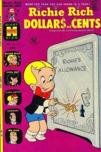 Richie Rich Dollars & Cents   #58, VG+ (Stock photo)
