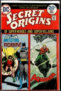 Secret Origins #7 (1974) Aquaman