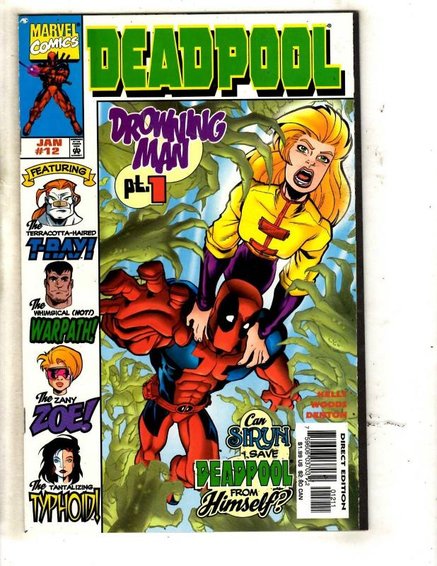 Deadpool # 12 NM- Marvel Comic Book X-Force X-Men Cable Wolverine Domino J321