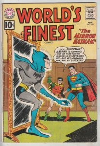World's Finest #121 (Nov-61) VG+ Afordable-Grade Superman, Batman, Robin