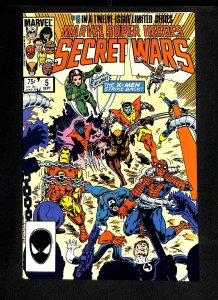 Marvel Super-Heroes Secret Wars #5 X-Men!  Spider-Man!