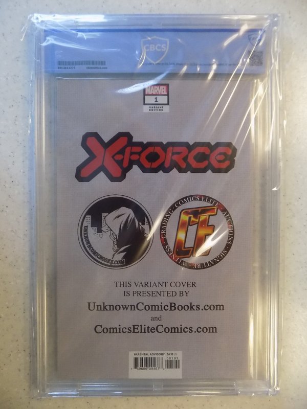 X-FORCE # 12 NGU VIRGIN COMIC ELITE UNKNOWN EXCLUSIVE CBCS 9.8. DEATH OF XAVIER