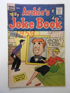 Archie's Joke Book Magazine #43 (1959) GD+ Condition see description