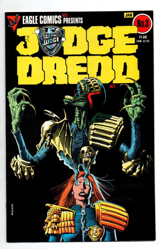 Judge Dredd #2 - Brian Bolland - Judge Death - Eagle Comics - 1984 - VF