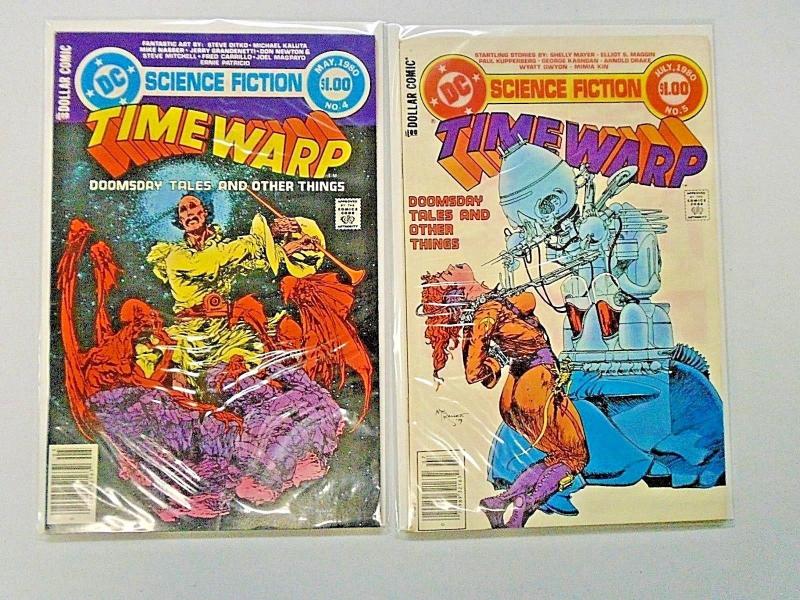 Time Warp set #1 to #5 - see pics - 7.0 to 8.0 - 1979 to 1980