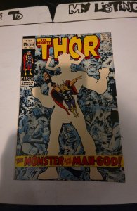 Thor #169(1969)the monster and the Mangod