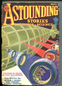 ASTOUNDING STORIES 04/1934-CLAYTON-LAST ISSUE-VERY RARE-ZEPPELIN-good