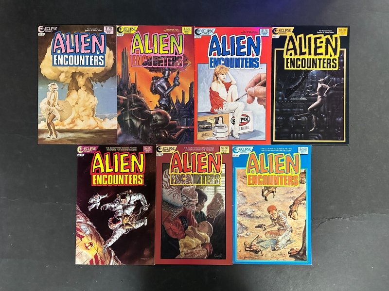 Alien Encounters (1985) #1-14 VF+ (8.5) Complete Set