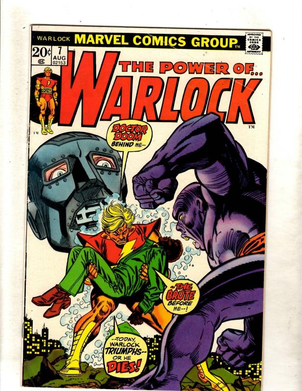 Power Of Warlock # 7 FN/VF Marvel Comic Book Avengers Hulk Thor Iron Man JF11