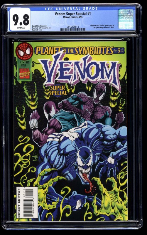 Venom Super Special #1 CGC NM/M 9.8 White Pages