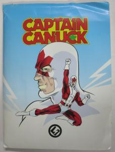 CAPTAIN CANUCK PROMOTIONAL/PRESS KIT! Comics! Ad rates! Signed stuff!Rich Comely