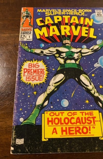 Captain Marvel #1 (1968)1st solo series -see description