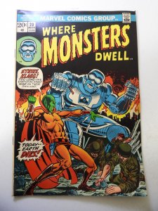 Where Monsters Dwell #20 (1973) FN- Condition